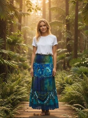 Chaudry pull on smocked skirt size small